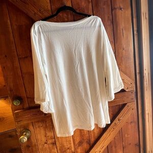 Amaryllis White Long Sleeve Top